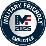 Military Friendly Employer 2025 Seal of Approval